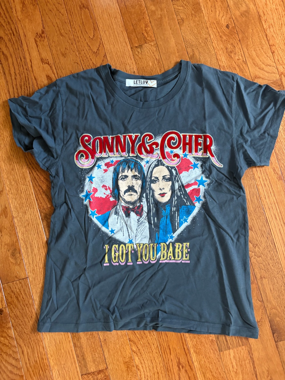 Sonny & Cher Graphic Tee - Black